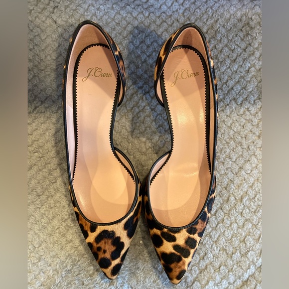 J. Crew Colette d'Orsay pumps in leopard calf hair - Picture 12 of 13